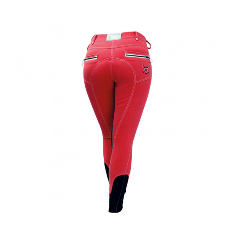 Horseware Adalie Ladies Knee Patch Breeches - Watermelon-1